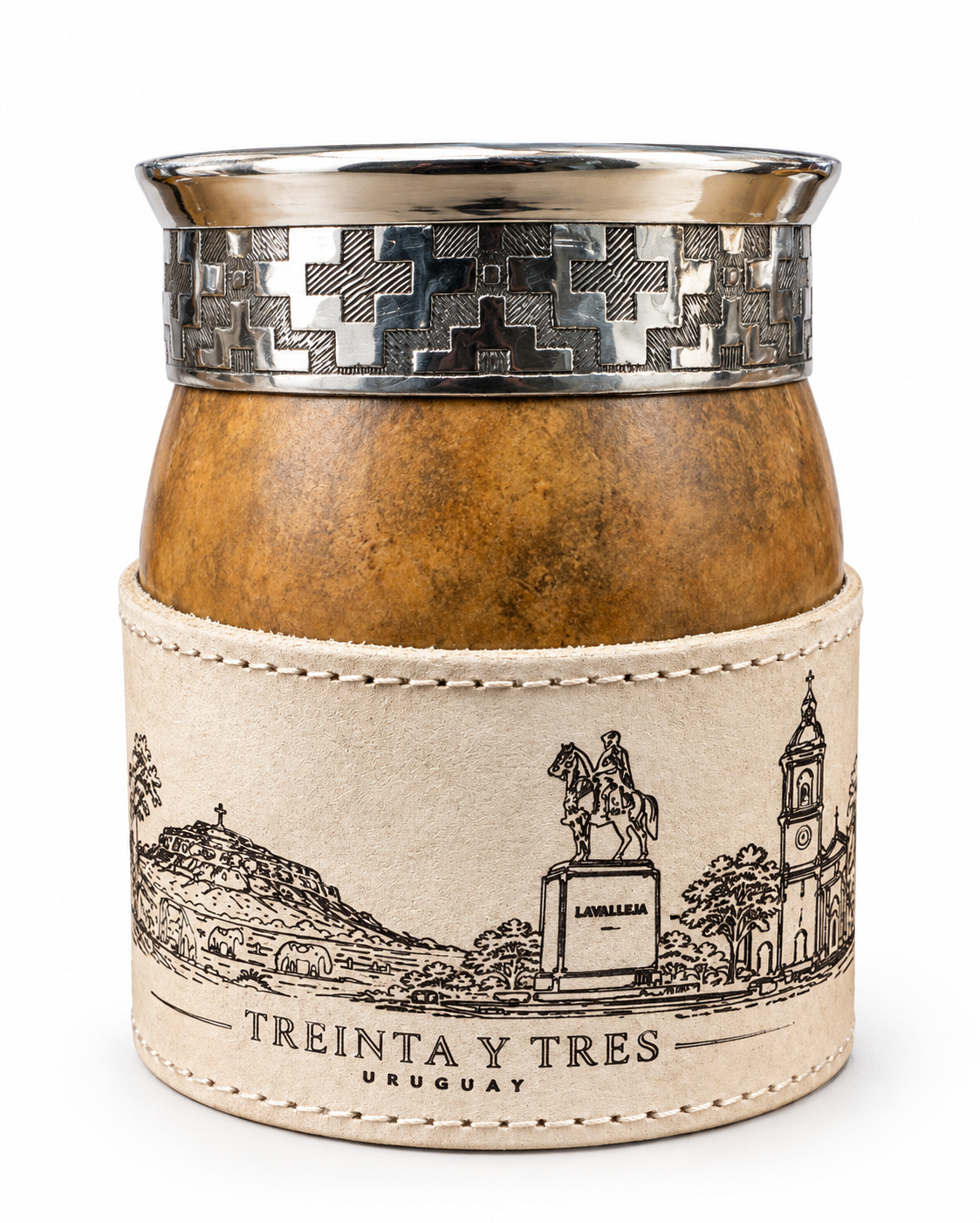 Foto de Mate Criollo Vaqueta Personalizada Treinta y Tres