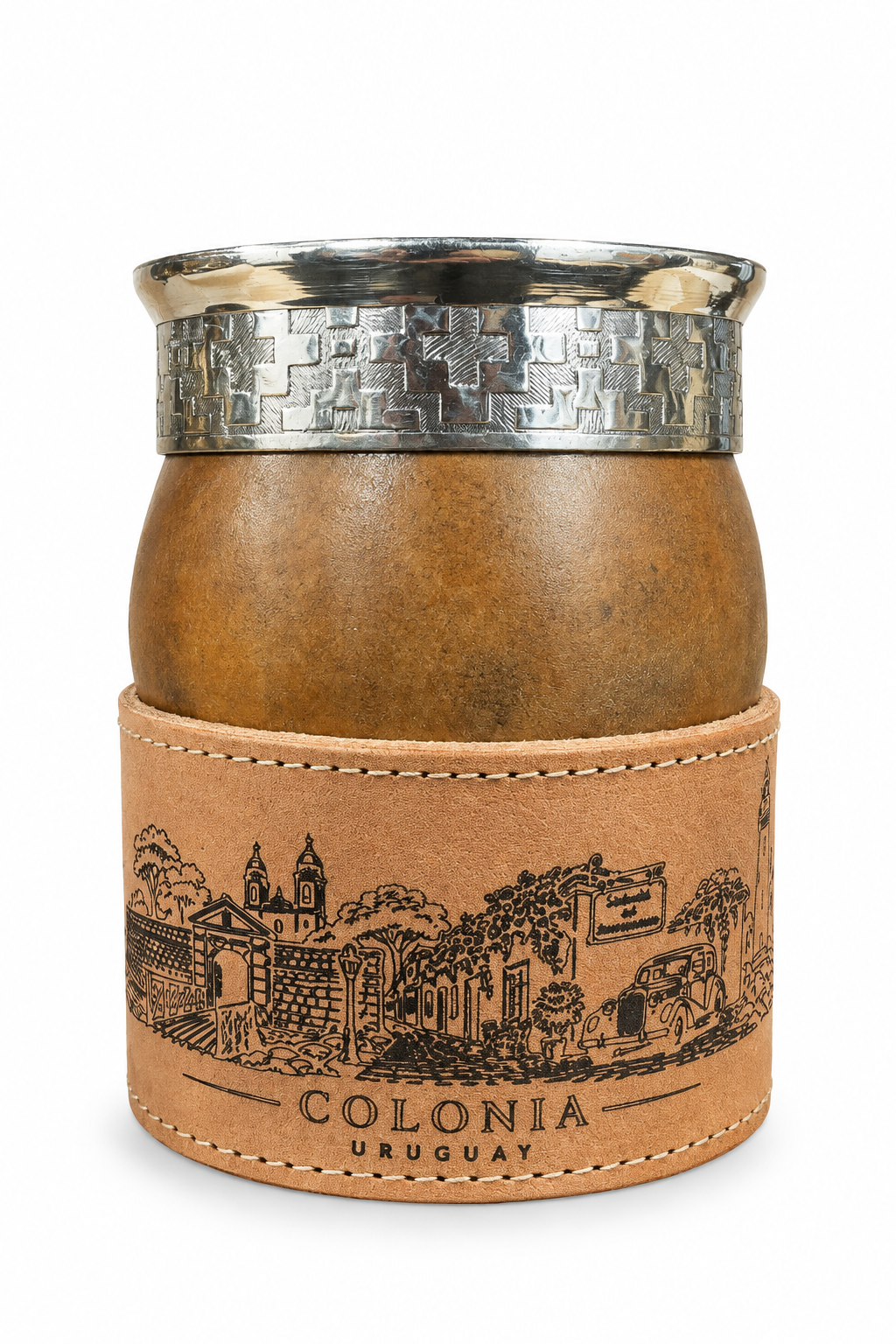 Foto de Mate Criollo Vaqueta Personalizada Colonia