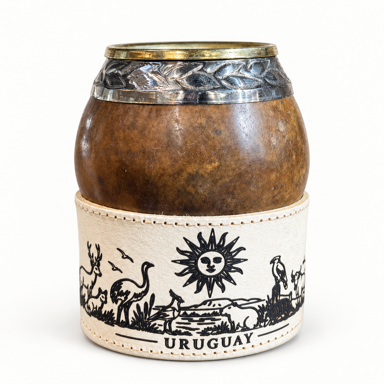 Foto de Mate Criollo Vaqueta Personalizada Uruguay