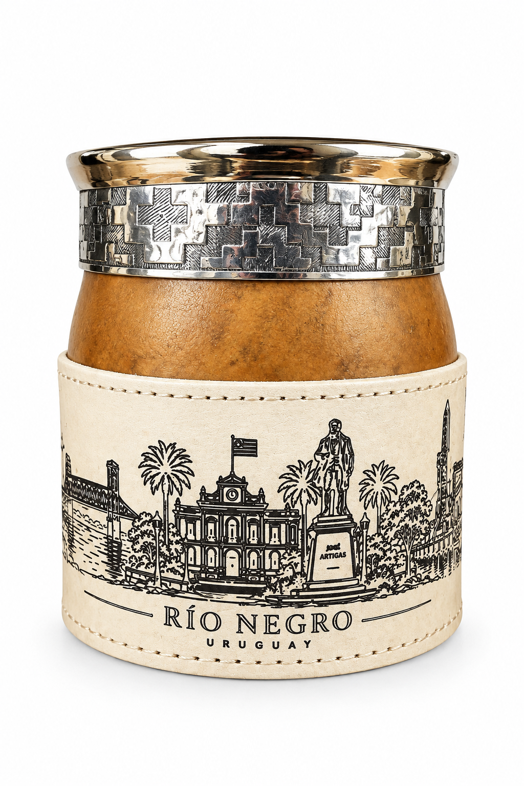 Foto de Mate Criollo Vaqueta Personalizada Rio Negro